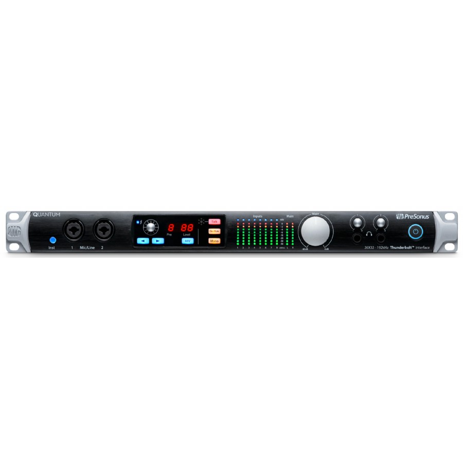 Presonus Quantum Yeni nesil, 8 Preamp, Thunderbolt 2, Multi-platform profesyonel ses kartı