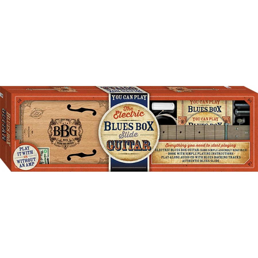 Hinkler The Electric Blues Box Slide Guitar Kit Cigar Box Guitar