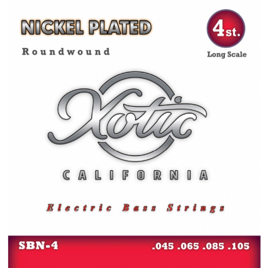 Xotic SBN-4 Nickel Plated Takım Tel Bas Gitar Teli 045-0105