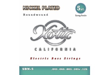 Xotic SBN-5 Nickel Plated Takım Tel - 5 Telli Bas Gitar Teli 045-0125