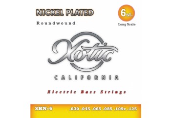 Xotic SBN-6 Nickel Plated Takım Tel - 6 Telli Bas Gitar Teli 030-0125