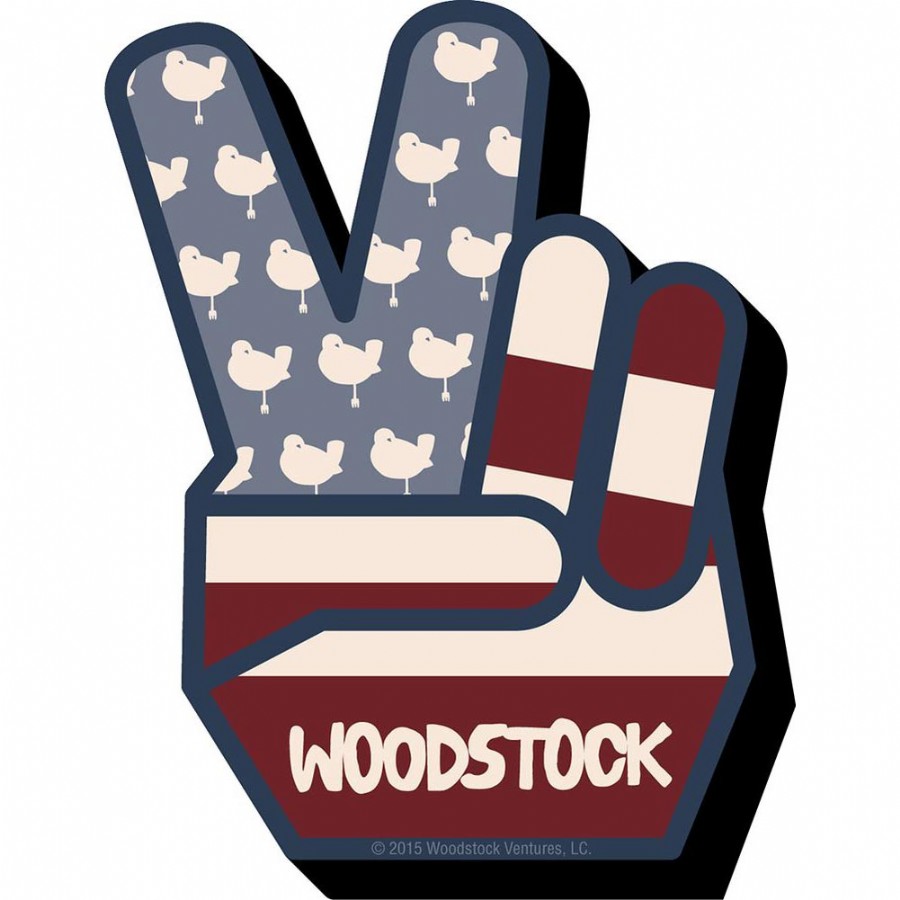 Woodstock Peace - Chunky Magnet Magnet