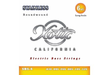 Xotic SBS-6 Stainless Steel - 6 Telli Bas Gitar Teli 030-0125