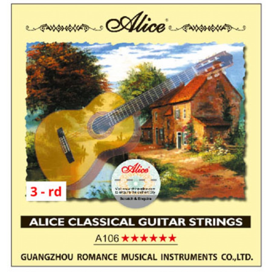 Alice Klasik Gitar Tek Tel Sol (G) Klasik Gitar Tek Tel