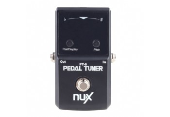Nux PT-6 Chromatic Pedal Tuner, True Bypass Circuitry - Pedal Tuner