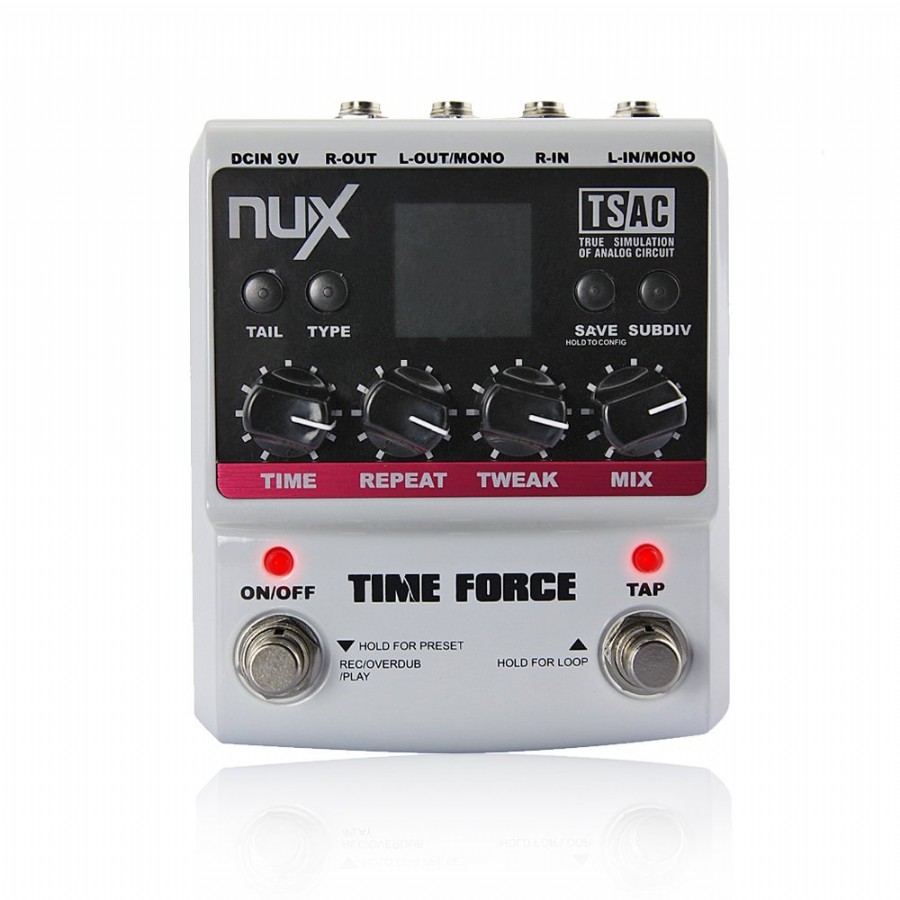 Nux Time Force Multi Modulation Digital Delay Delay Pedalı