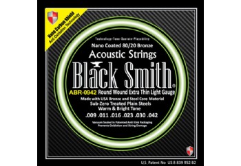 Black Smith ABR-0942 Extra Thin Light - Akustik Gitar Teli 009-042
