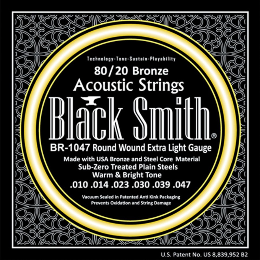 Black Smith BR-1047 Extra Light Akustik Gitar Teli 010