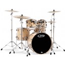 DW Pacific Drums PDCM2215 Concept Series Maple 5-Piece Shell Pack Natural