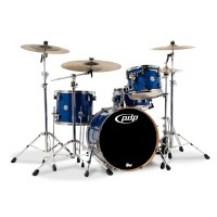 DW Pacific Drums PDCM2215 Concept Series Maple 5-Piece Shell Pack Blue