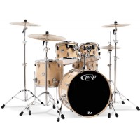 DW Pacific Drums PDCM2215 Concept Series Maple 5-Piece Shell Pack Natural