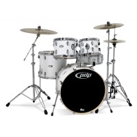 DW Pacific Drums PDMA22Z8 Mainstage 5-piece Drum Set WH - Beyaz