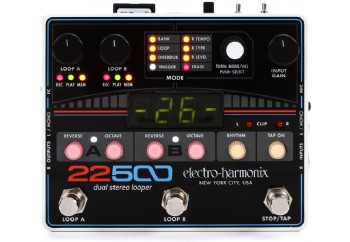 electro-harmonix 22500 Dual Stereo Looper Pedal - Looper Pedalı