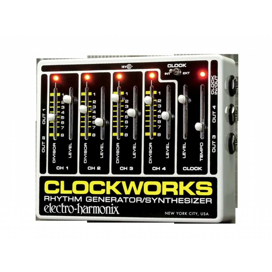 electro-harmonix Clockworks Rhythm Generator/Synthesizer Pedalı