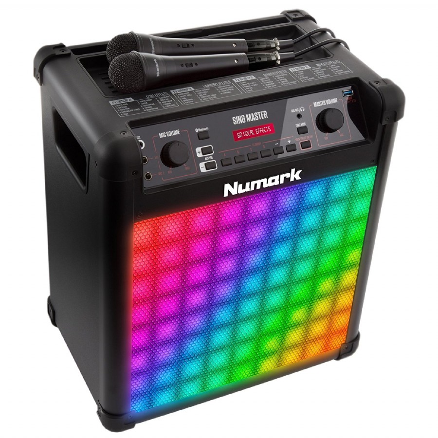 Numark Sing Master - Portable Karaoke Sound System 2 Mikrofonlu Karaoke Sistemi