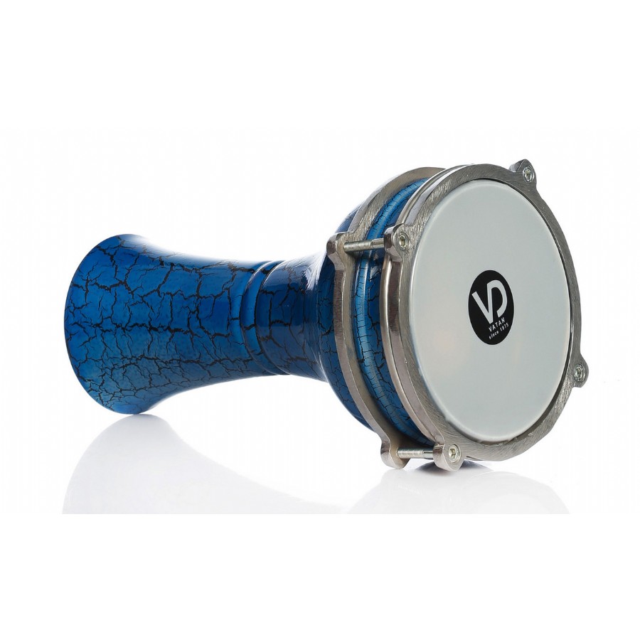 Vatan 141 Mavi Alüminyum Çatlak Boyalı Darbuka (14.5cm)