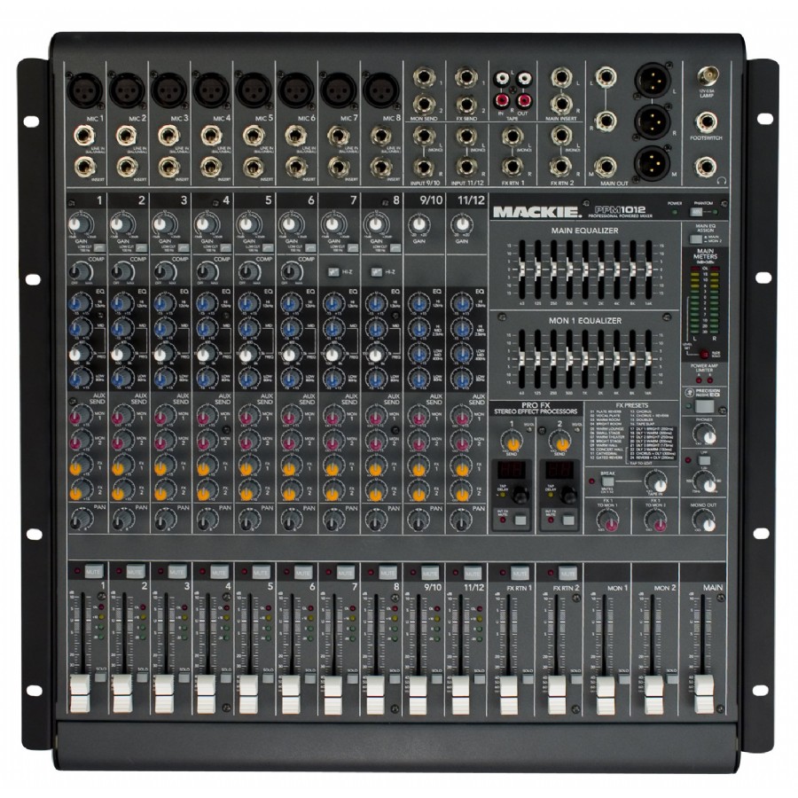 Mackie PPM1012 12 Channel Powered Mixer Power Mikser