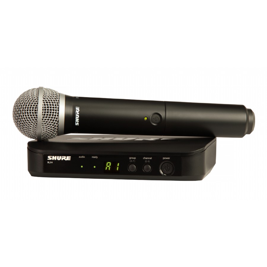 Shure BLX24/PG58 Wireless Vocal System Telsiz Mikrofon Sistemi (Wireless-Kablosuz)