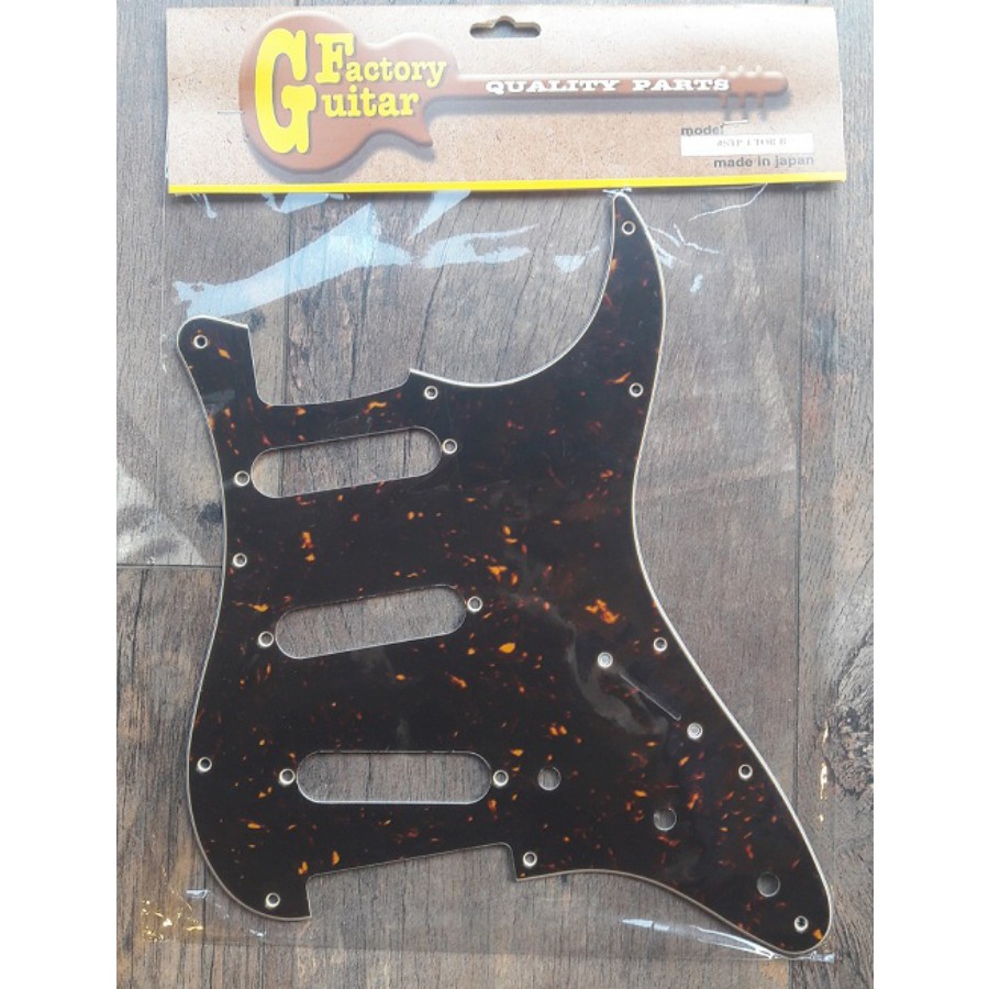 Domo STP-1TOR-B Tortoise Shell SSS Strat Pickguard