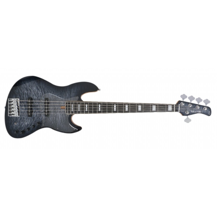 Marcus Miller By Sire V9 Ash 5 Strings TBK - Transparent Black 5 Telli Bas Gitar