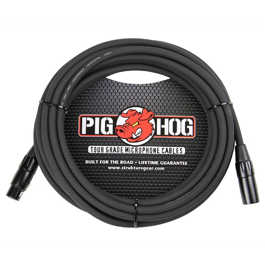 Pig Hog PHM25 High Performance 8mm XLR Microphone Cable, 25 feet Mikrofon Kablosu - 7.5mt