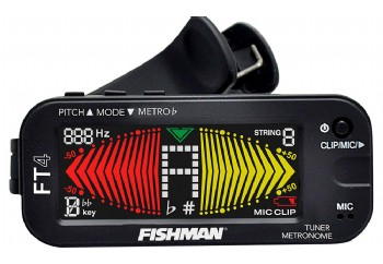 Fishman FT-4 Clip-on Digital Chromatic Tuner & Metronome - Metronom & Akort Aleti