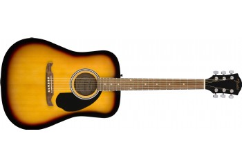 Fender FA-125 Dreadnought Acoustic Guitar Sunburst - Walnut - Akustik Gitar