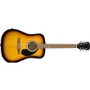 Fender FA-125 Dreadnought Acoustic Guitar Sunburst - Walnut