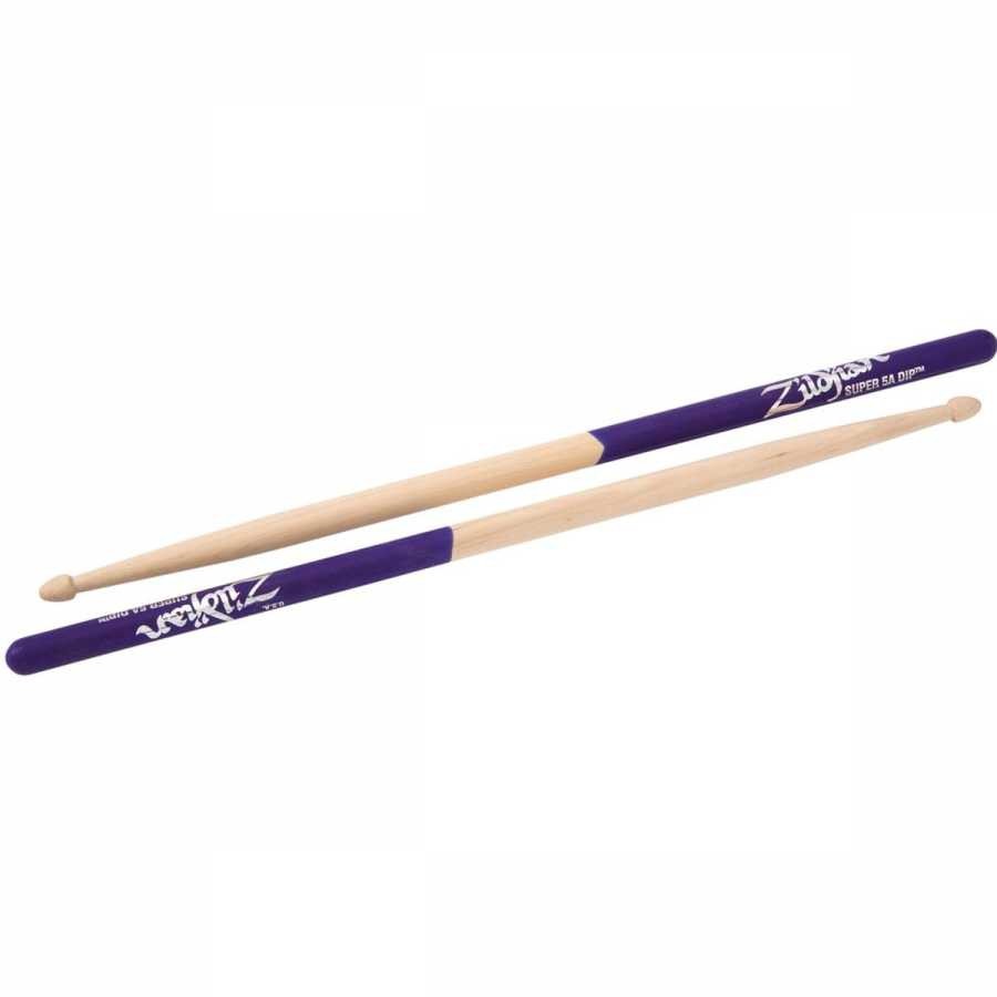 Zildjian Super 5A Wood Purple Dip Drumsticks S5AWP Baget