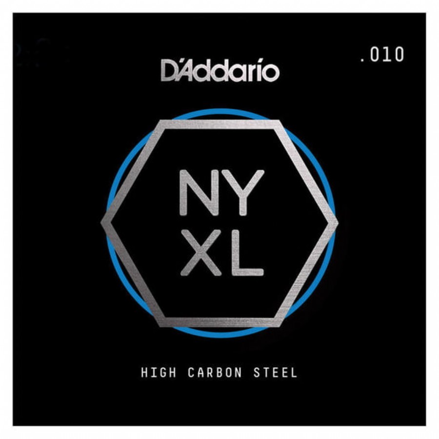 DAddario NYXL High Carbon Steel Singles NYS010 Elektro Gitar Tek Tel (E-Mi)