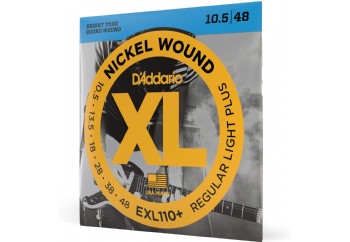 DAddario EXL110+ Nickel Wound, Regular Light Plus Takım Tel - Elektro Gitar Teli .0105-048