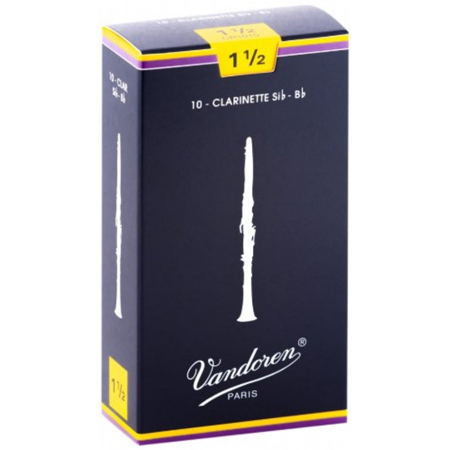 Vandoren Traditional Bb Clarinet Reeds No:1.5 Bb Klarnet Kamışı
