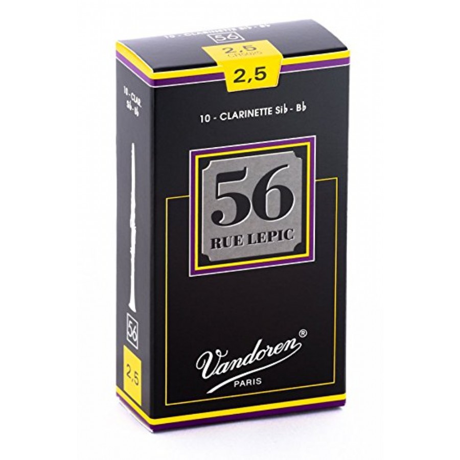 Vandoren 56 Rue Lepic Clarinet Reeds No:2.5 Bb Klarnet Kamışı