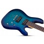 Schecter C-6 Plus Ocean Blue Burst (OBB) Elektro Gitar