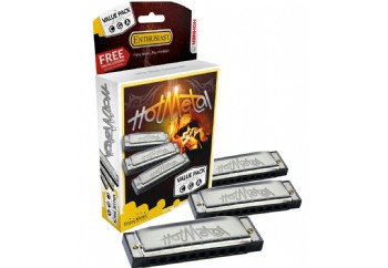 Hohner Hot Metal Harmonica Value Pack 3 Adet - Mızıka Seti (Do-Sol-La)