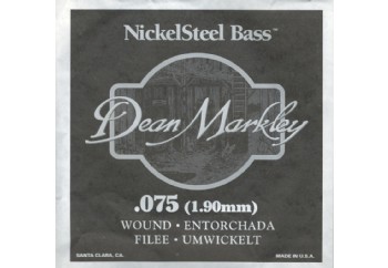 Dean Markley Nickel Steel Bass .075 - Bas Gitar Tek Tel