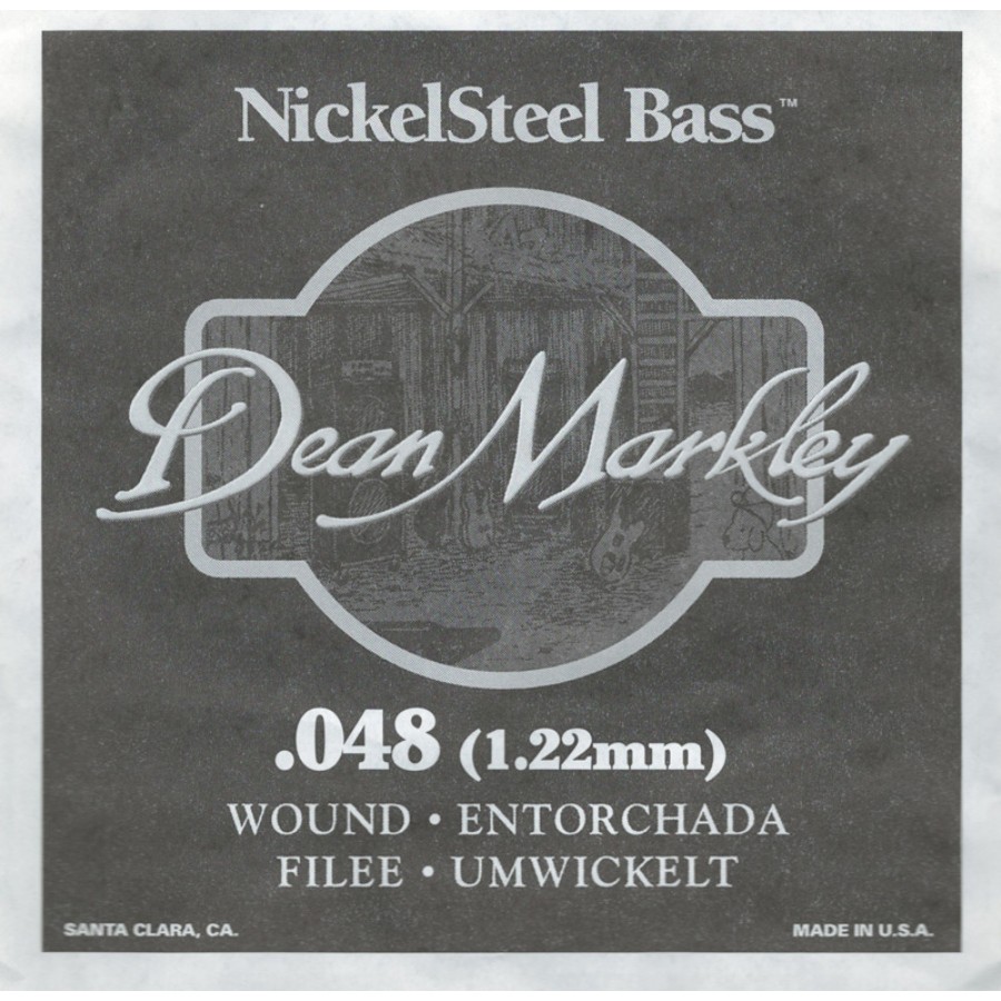 Dean Markley Nickel Steel Bass .048 Bas Gitar Tek Tel