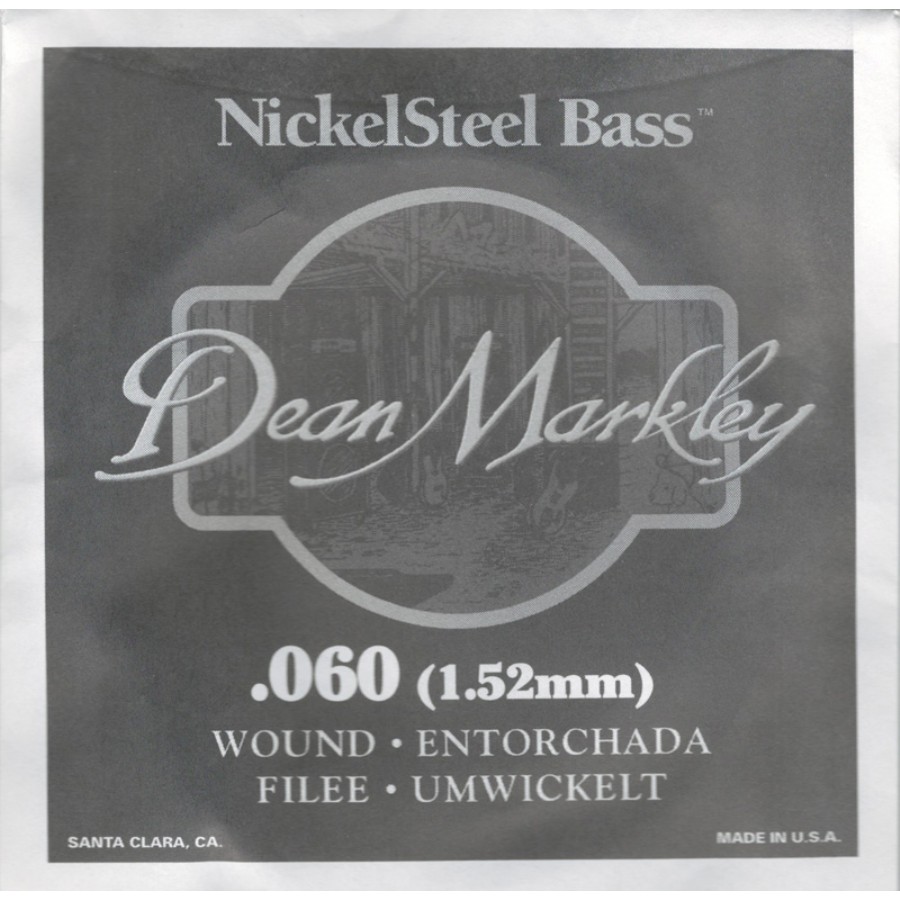 Dean Markley Nickel Steel Bass .060 Bas Gitar Tek Tel