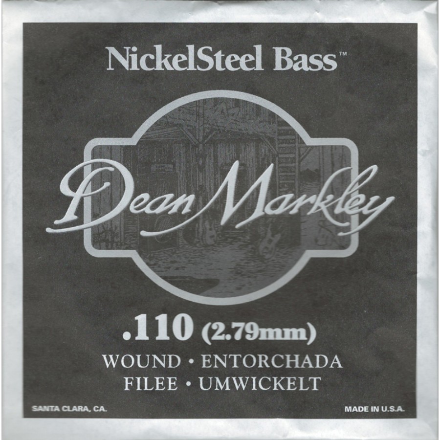 Dean Markley Nickel Steel Bass .110 Bas Gitar Tek Tel