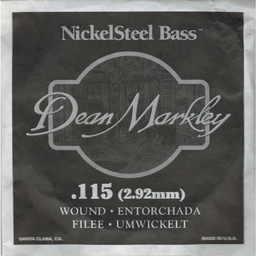 Dean Markley Nickel Steel Bass .115 Bas Gitar Tek Tel