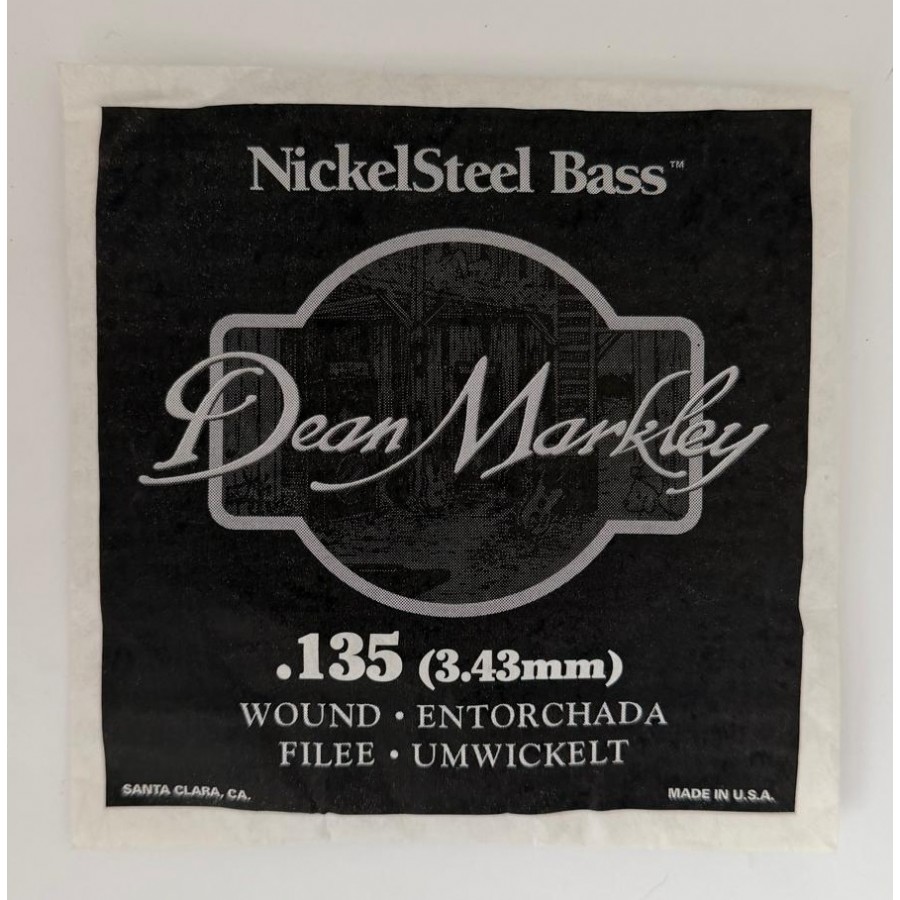 Dean Markley Nickel Steel Bass .135 Bas Gitar Tek Tel
