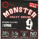 Cleartone Monster Heavy Series .009-.052 Super Light 7 Strings