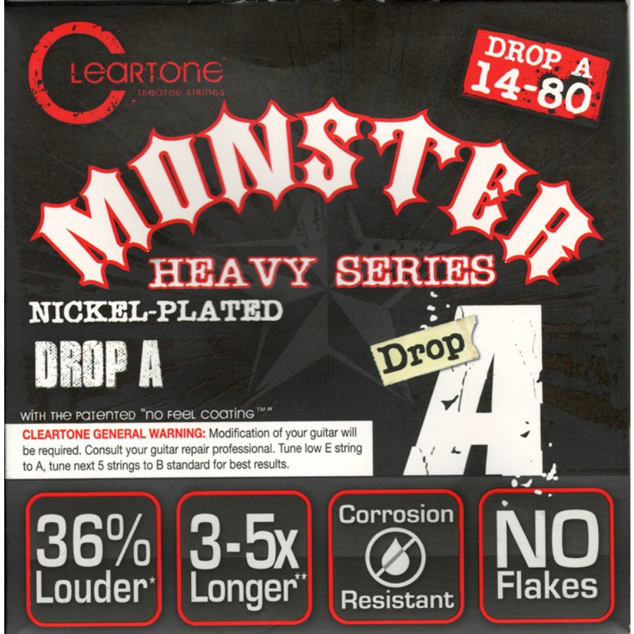 Cleartone Monster Heavy Series .014-.080 Drop A Elektro Gitar Teli
