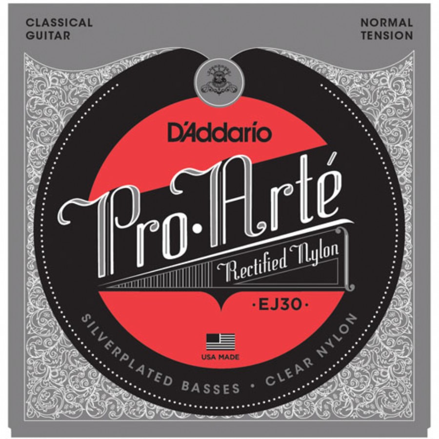 D'Addario EJ30 Pro-Arté Rectified Trebles, Normal Tension Takım Tel Klasik Gitar Teli