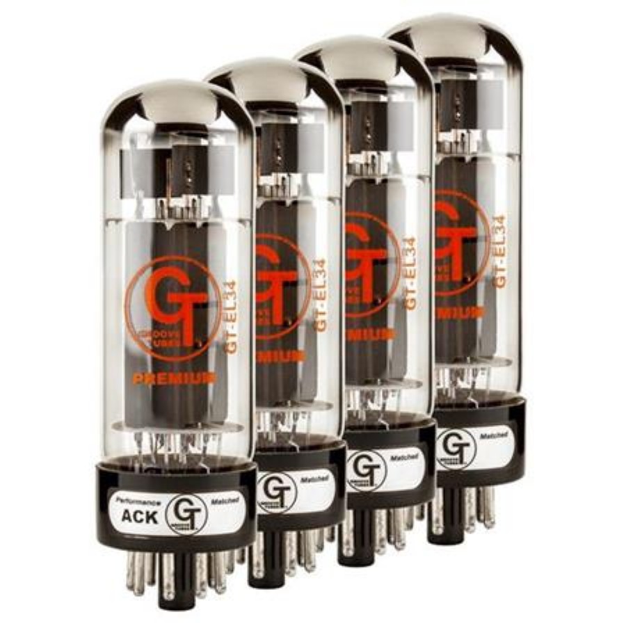 Groove Tubes GT-EL34-R MED QUARTET (Eşlenmiş Dörtlü) Power Amfi Lambası