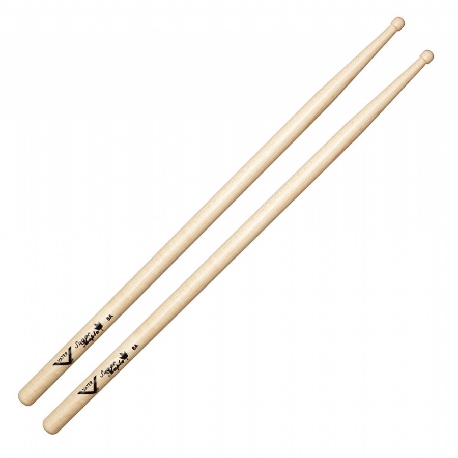 Vater VSM8AW Sugar Maple Series 8A Wood Tip Drumsticks Baget