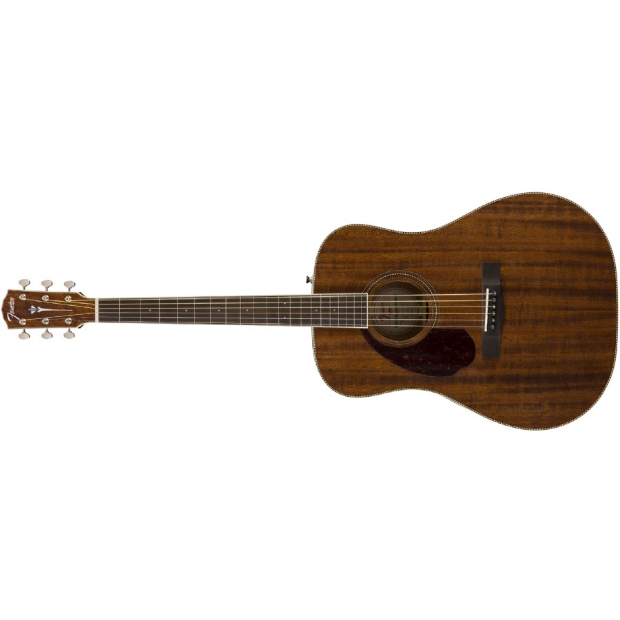 Fender PM-1 Dreadnought All Mahogany LH Natural Solak Akustik Gitar