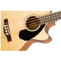 Fender CB-60SCE Natural Elektro Akustik Bas Gitar