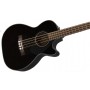 Fender CB-60SCE Black Elektro Akustik Bas Gitar
