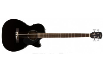 Fender CB-60SCE Black - Elektro Akustik Bas Gitar
